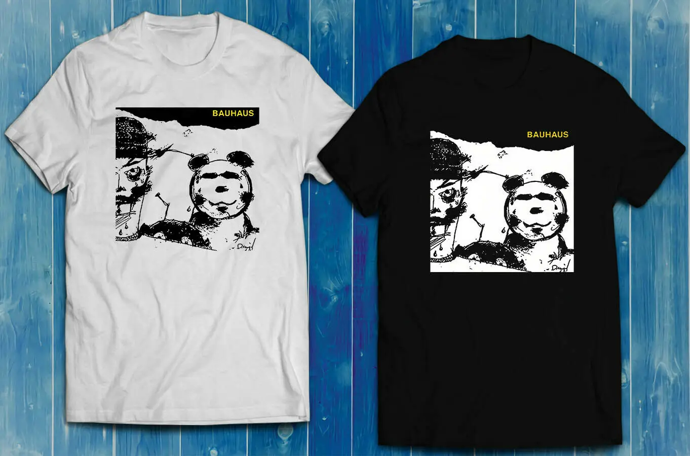 Мужская футболка Bauhaus * Mask в стиле панк-рок | одежда