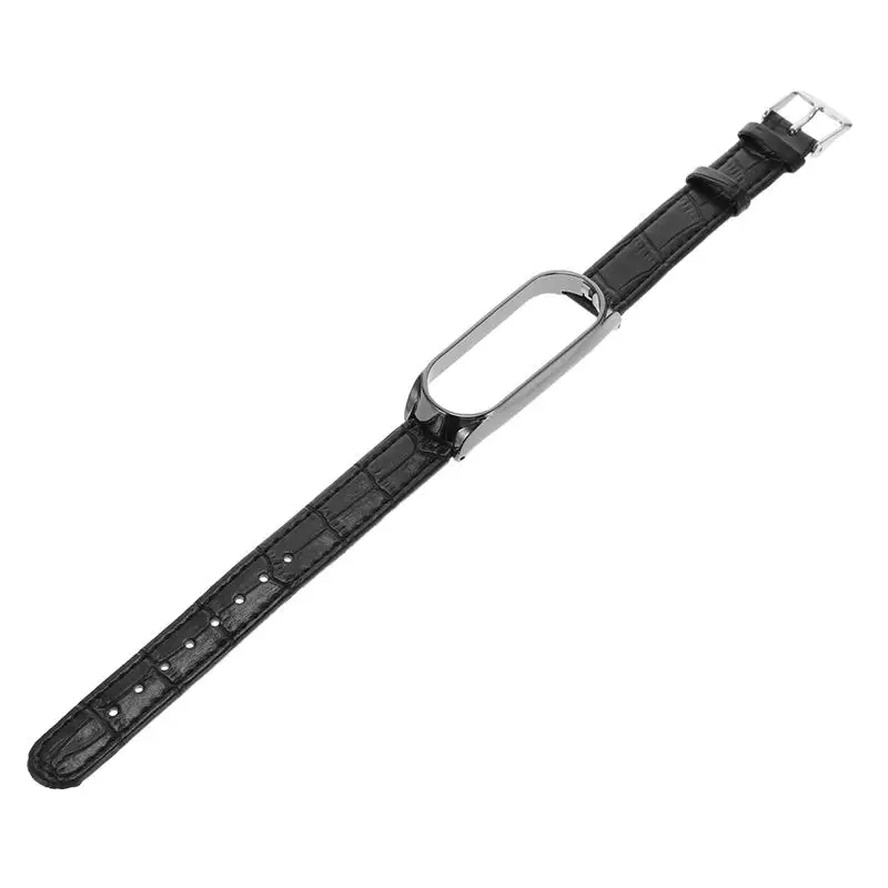 1 Pc Delicate Watch Straps Leather Watch Wrist Band Compatible for Xiaomi Bands 5/6