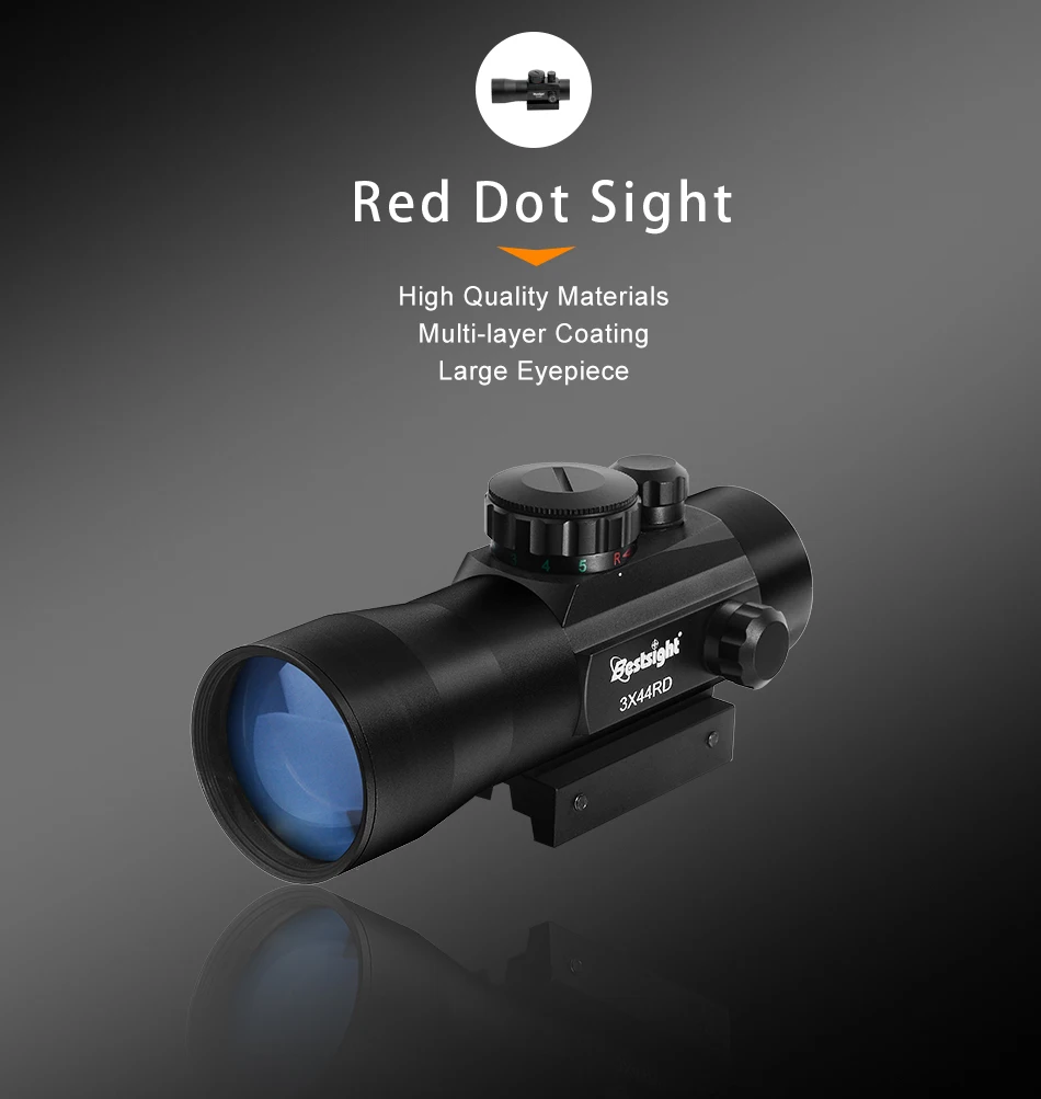 B BESTSIGHT 3X44 голографический прицел красный точечный прицел тактический прицел 11 мм/20 мм рейка охотничьи прицелы