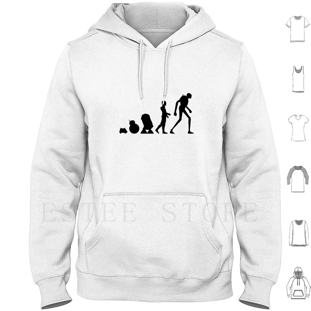Толстовки Droid Evolution Droid Droids Evolution Darwin R2d2 R2 C3po C3 Po K 2so K2so Rogue One Mouse Bb8 K2s0 The