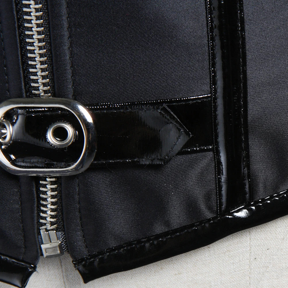 Сексуальный готический спиральный стальной корсет с косточками Burlesque стимпанк