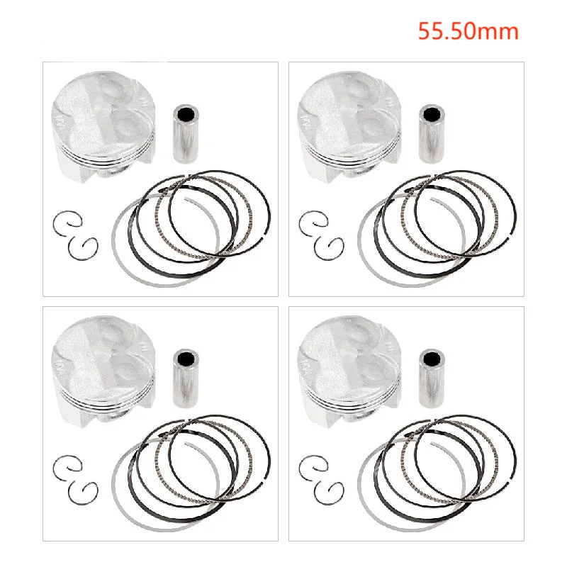 

Комплект поршневых колец 55 мм, 55,25 мм, 55,5 мм, 55,75 мм, 56 мм для мотоцикла Honda CB400 CB-1, CBR400, NC23, CBR 400, NC29, 1992, 2015, 1989, 1991