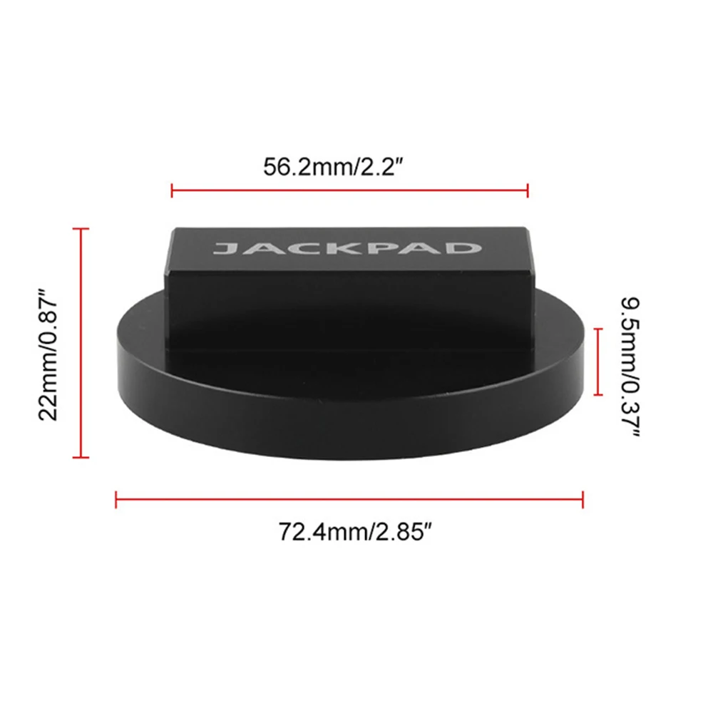 Адаптер Jack Pad анодированный черный для BMW 135 335 535 E82 E88 E46 E90 E91 E92 E93 E38 E39 E60 E61 E63 E64 E65 E66