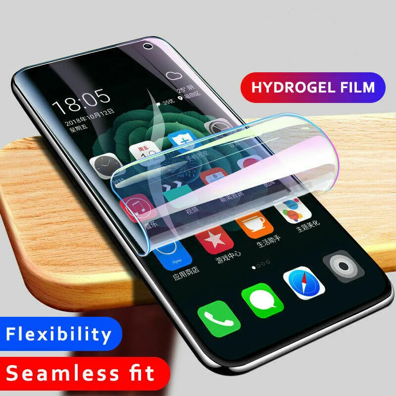 Передняя и задняя 3D полная защитная пленка из ТПУ для Samsung S8 S9 S10 Plus мягкая