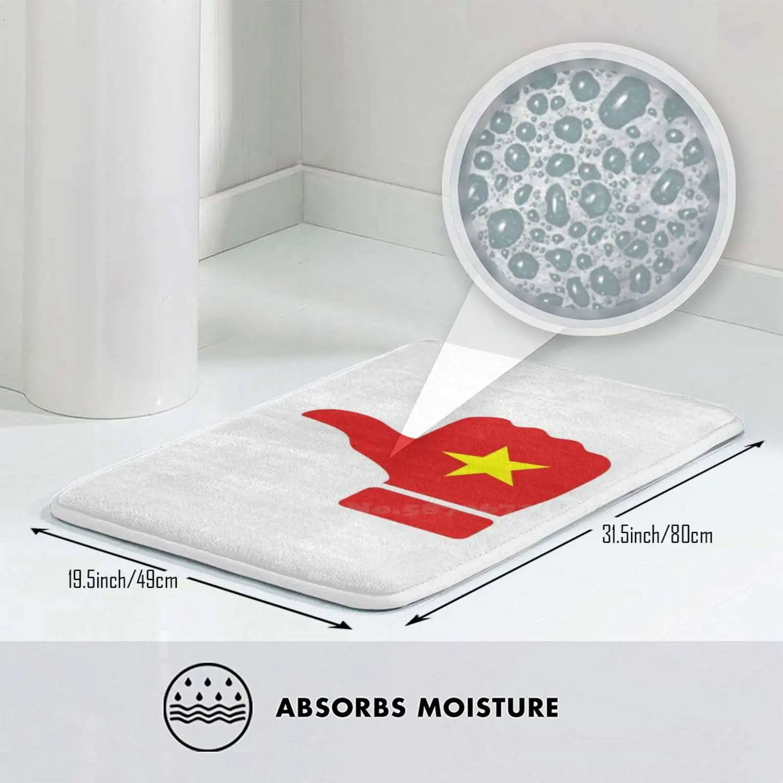 Флаг из Вьетнама 3 размера домашний ковер комнатный флаг с большим пальцем