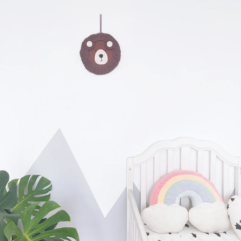 Скандинавская ручная плетеная подвеска в виде мультяшных животных украшение из