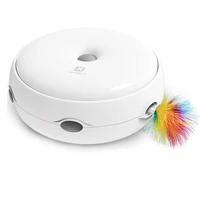 cat electric toy smart teasing cat stick crazy game spinning turntable cat catching mouse donut automatic turntable cat toy