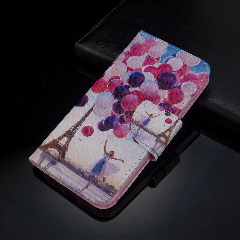 Huawei P Smart кожаный флип-чехол для СПС Funda huawei P Smart чехол huawei Psmart Plus чехол-кошелек чехол для телефона