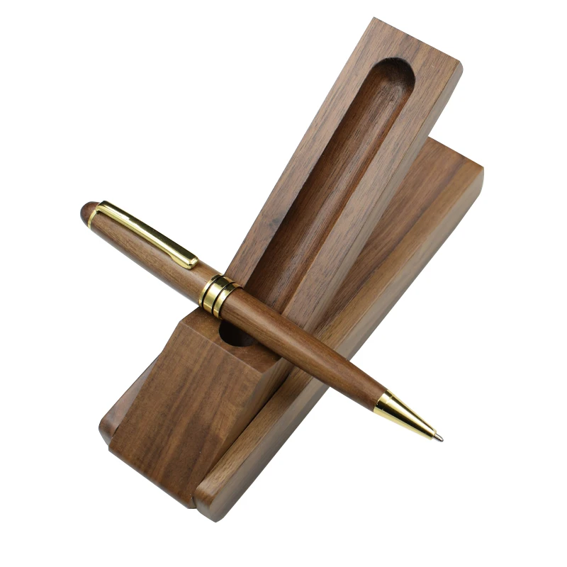 Шариковая ручка складной набор из орехового дерева для офиса и школы | Канцтовары