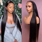 Женский парик из натуральных волос, 13x4, 30 дюймов