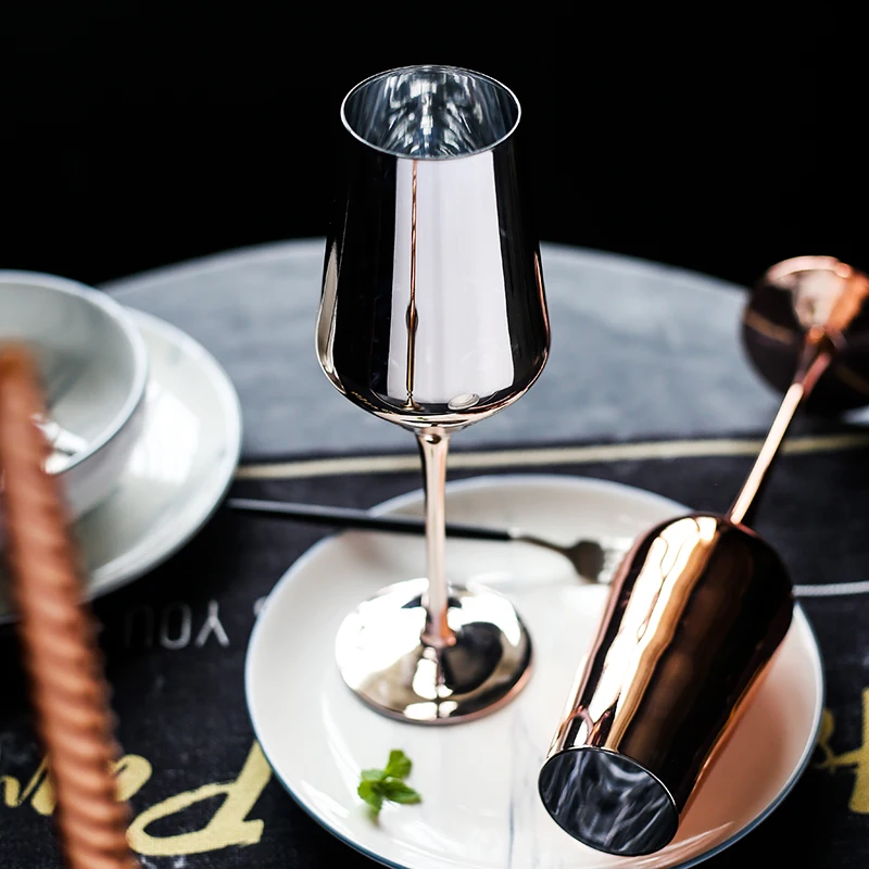 Роскошный Цета красного вина стеклянные бокалы для шампанского свадьбы стекло с