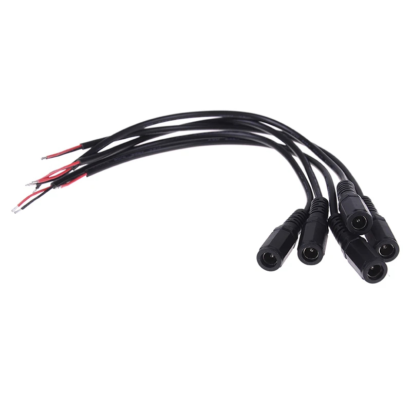 Соединители постоянного тока Гнездовой провод кабель адаптер питания 25 см длина