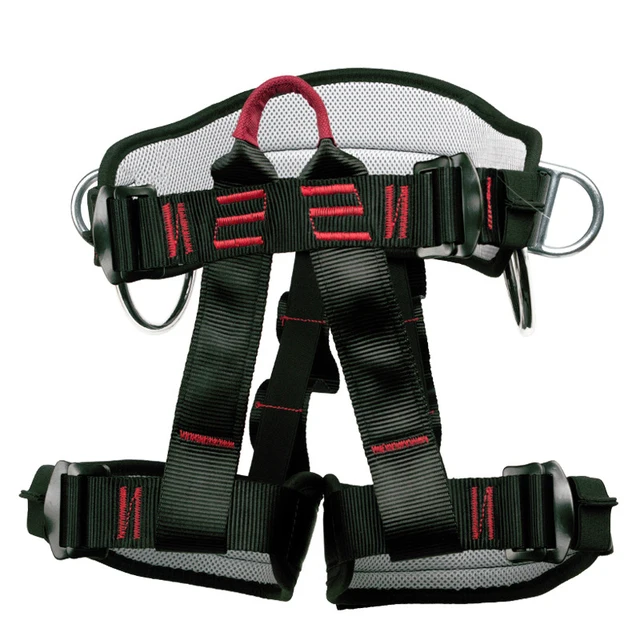Camping Safety Belt 25KN Outdoor Rock Climbing Outdoor Expand Training Half Body Harness Protective Supplies Survival Equipment 2