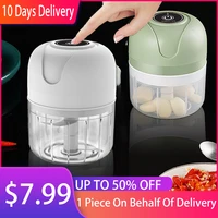 mini usb electric garlic chopper meat grinder grater for vegetables durable chili vegetable crusher kitchen tool ice chopper