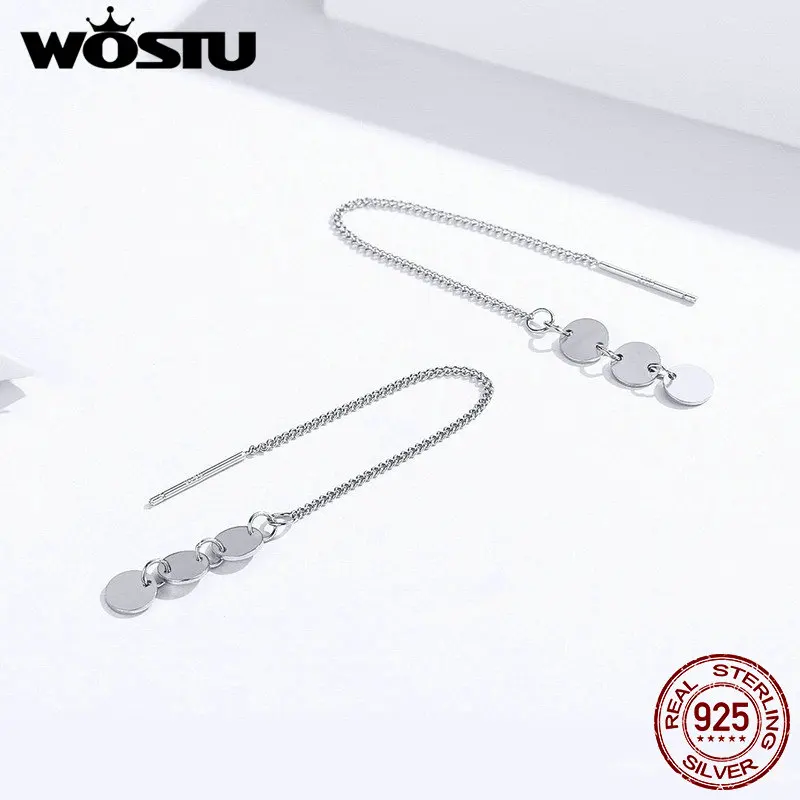 Серьги-подвески женские из серебра 100% пробы с блестками | Украшения и аксессуары