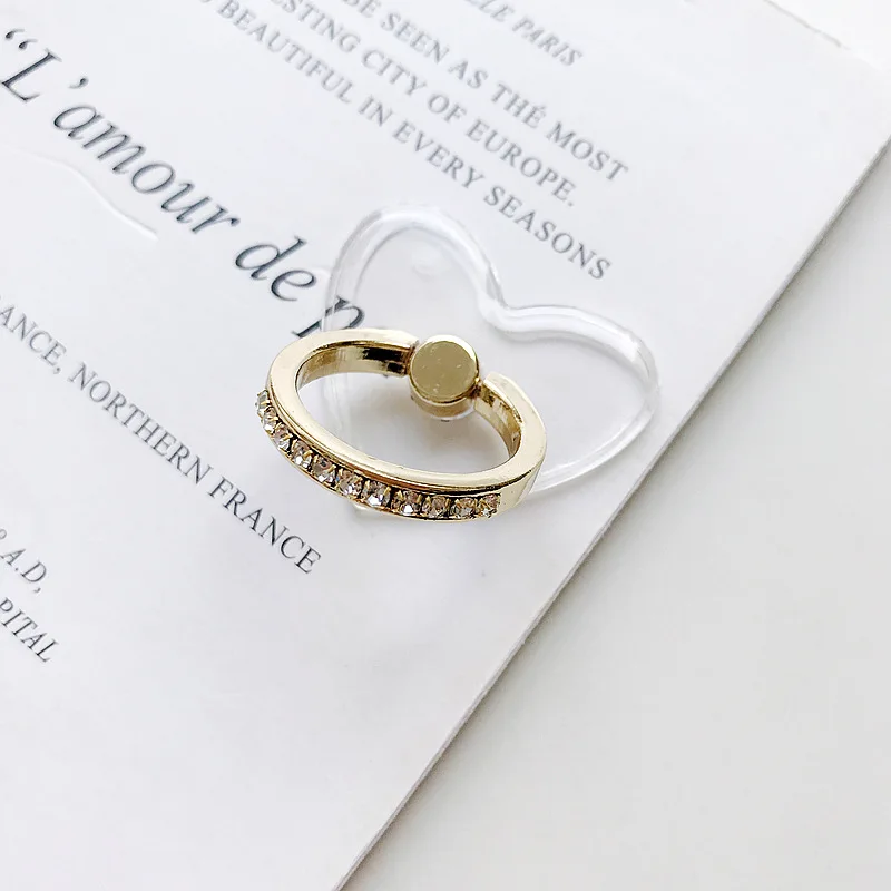 Универсальный бриллиантовый держатель для телефона подставка кольцо на палец