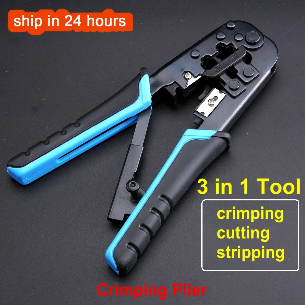 Обжимные Щипцы с храповым механизмом RJ11 RJ45 модульные плоскогубцы для сетевого