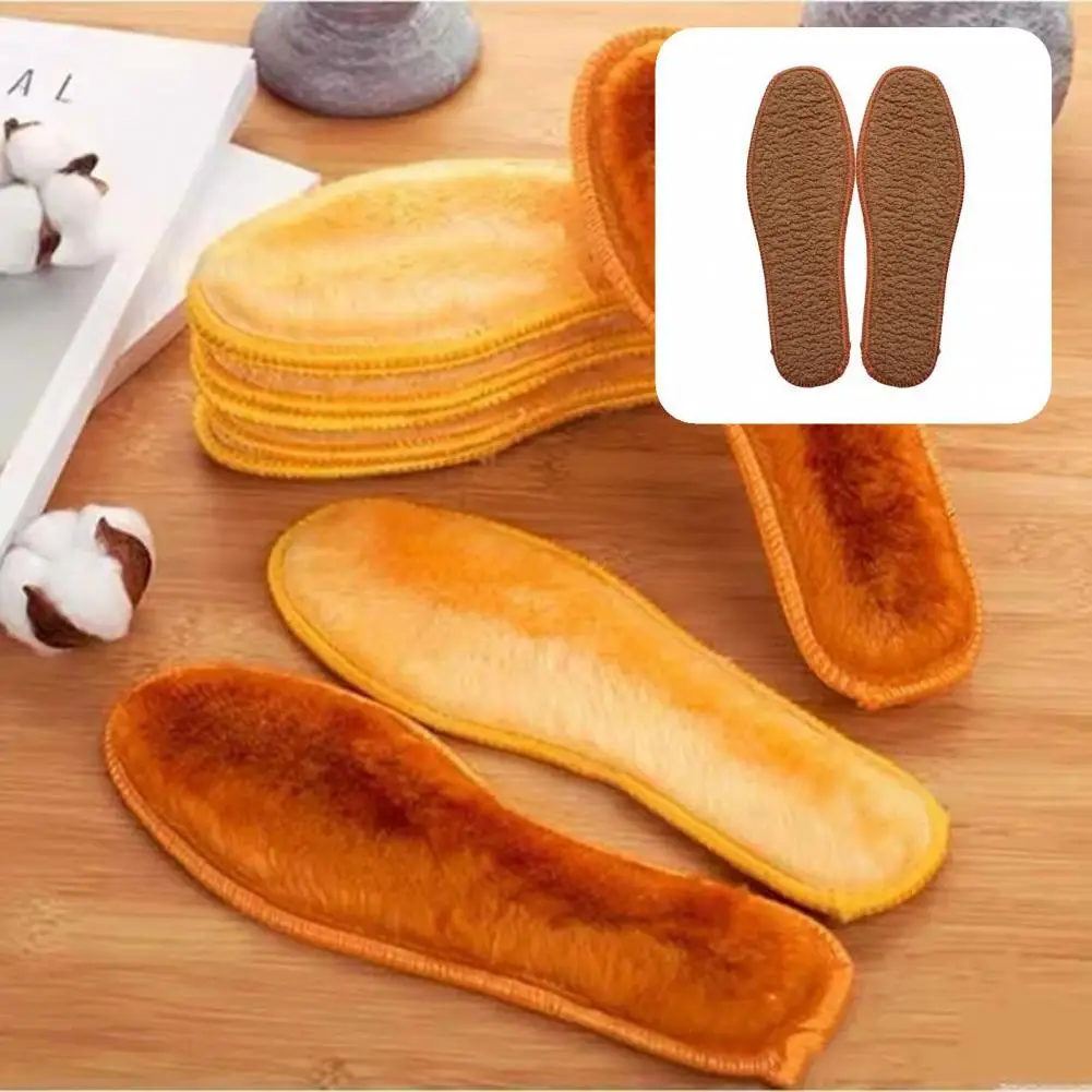 

Дезодорирующие удобные толстые теплые стельки унисекс для зимы