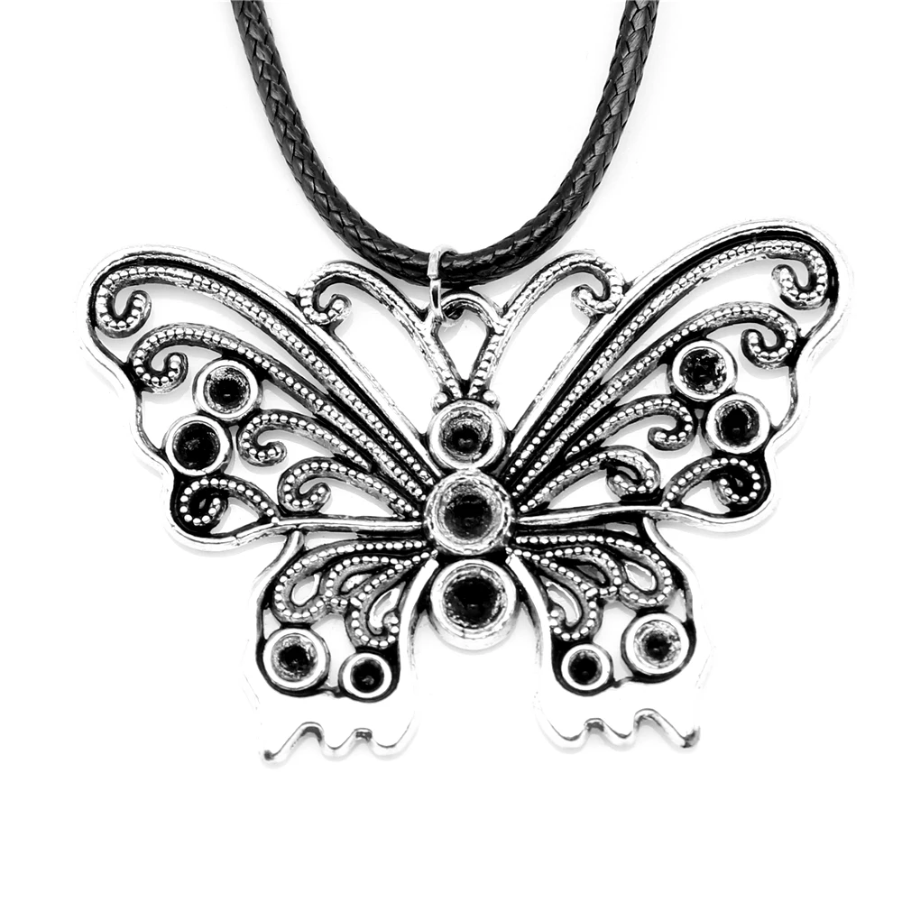 

Полые Подвески для ювелирных изделий в виде бабочек, 1 шт., 34 х49 мм, оптовая продажа подвесок для изготовления ювелирных изделий