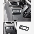 Для Ford Explorer 2020 2021 аксессуары ABS Карбон Фары Светильник переключатель регулировки Управление рамка отделка автомобиля стиль 1 шт