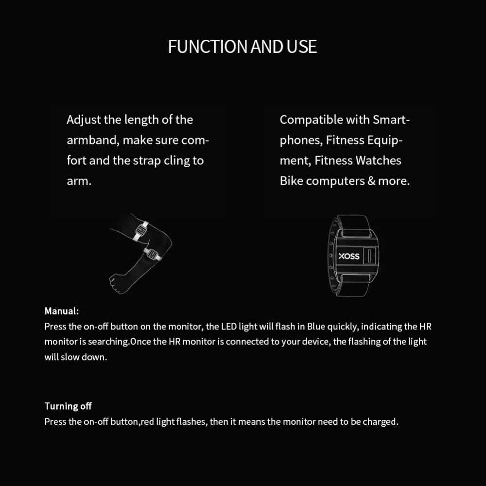 Монитор сердечного ритма на руку Bluetooth 4 0 ANT + смарт-датчик для фитнеса Garmin Bryton