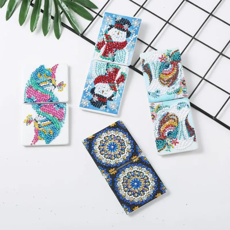 

Ultra-thin Make Mini Makeup Mirror Butterfly DIY Special Shaped Diamond Painting