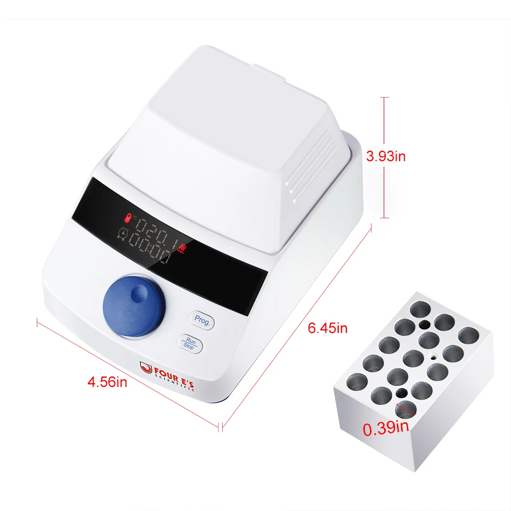 Светодиодный мини лабораторный сухой банный инкубатор с нагревательным блоком