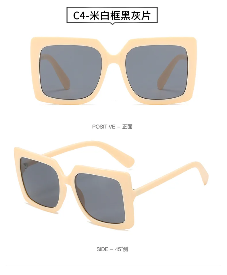 

2021 New Unisex Square Sunglasses Modis Oversized Frame Oculos De Sol Feminino Luxury Women Brand Designer Sun Glasses UV400