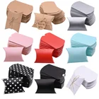 Коробка для конфет из крафт-бумаги, в форме подушки, 20 шт.