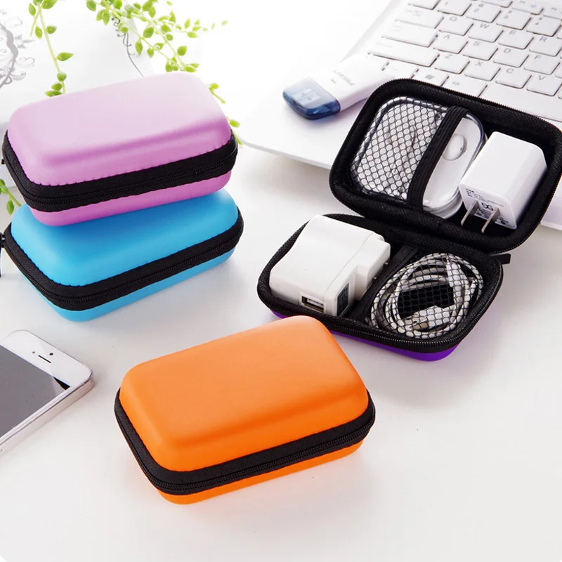 Жесткий чехол для хранения водонепроницаемый монет держатель коробка наушники
