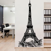 luxuriant eiffel tower wall sticker removable wall stickers diy wallpaper for baby kids rooms decor wall decoration
