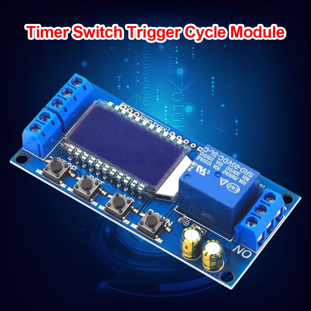 Светодиодное реле задержки времени 5-36 В постоянного тока | Электроника