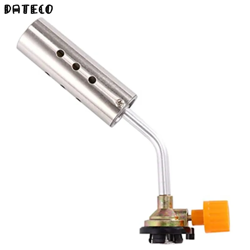 

Portable Flamethrower Burner Welding Torch Butane Gas Blow Welding Torch Hand Ignition Camping Welding BBQ Tool High Temperature