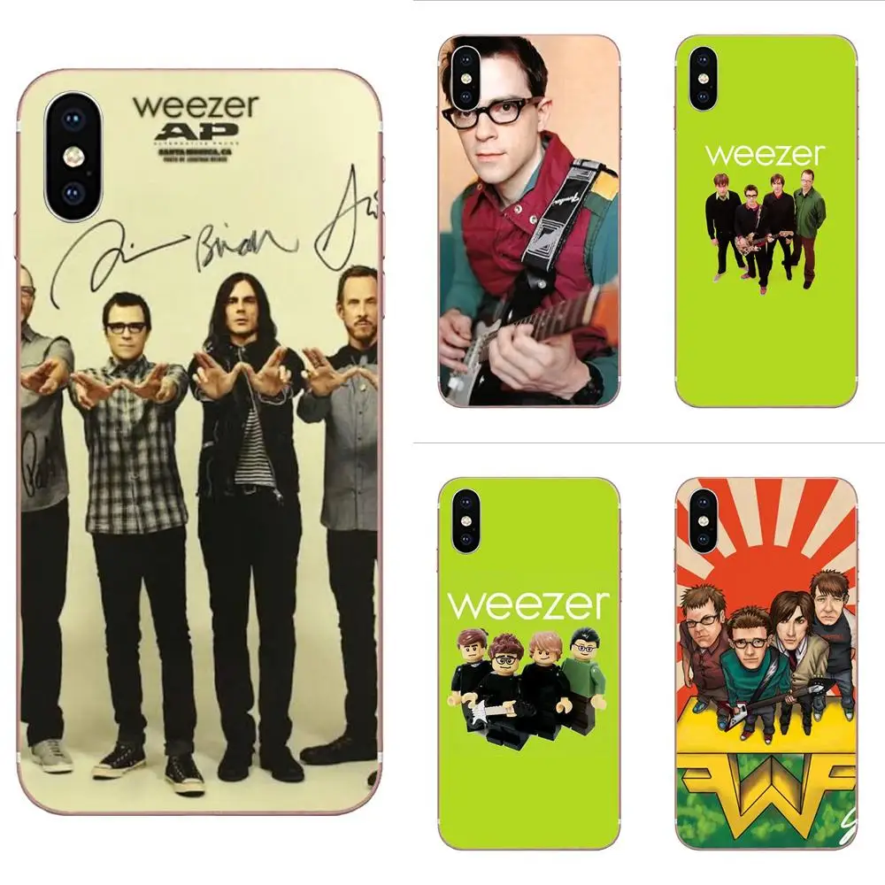 Weezer для Galaxy Grand A3 A5 A7 A8 A9 A9S On5 On7 Plus Pro Star 2015 2016 2017 2018 мягкий Капа чехол|Чехлы-накладки|
