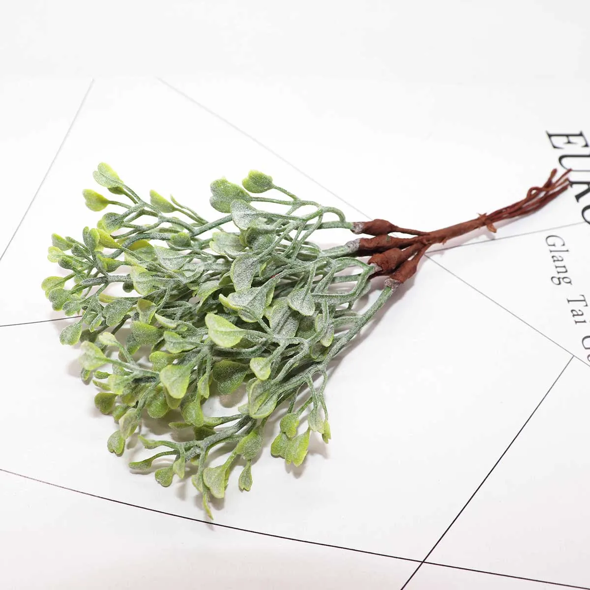 6 шт. искусственные сосновые иголки золотого и серебряного цвета рождественские