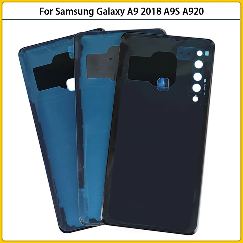 10 шт в упаковке новая A920 задний корпус чехол для Samsung Galaxy A9 2018 A9S A920F A9200 Крышка