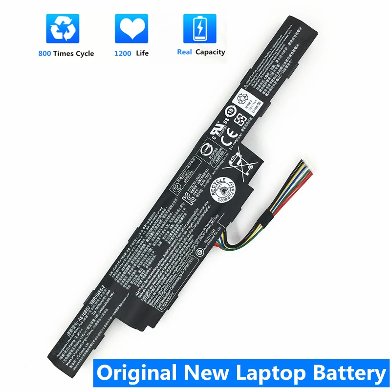 

CSMHY 10.95V 5600mAh Original New AS16B5J AS16B8J Laptop Battery for Acer Aspire E5-575G-53VG F15 F5-573G 3ICR19/66-2