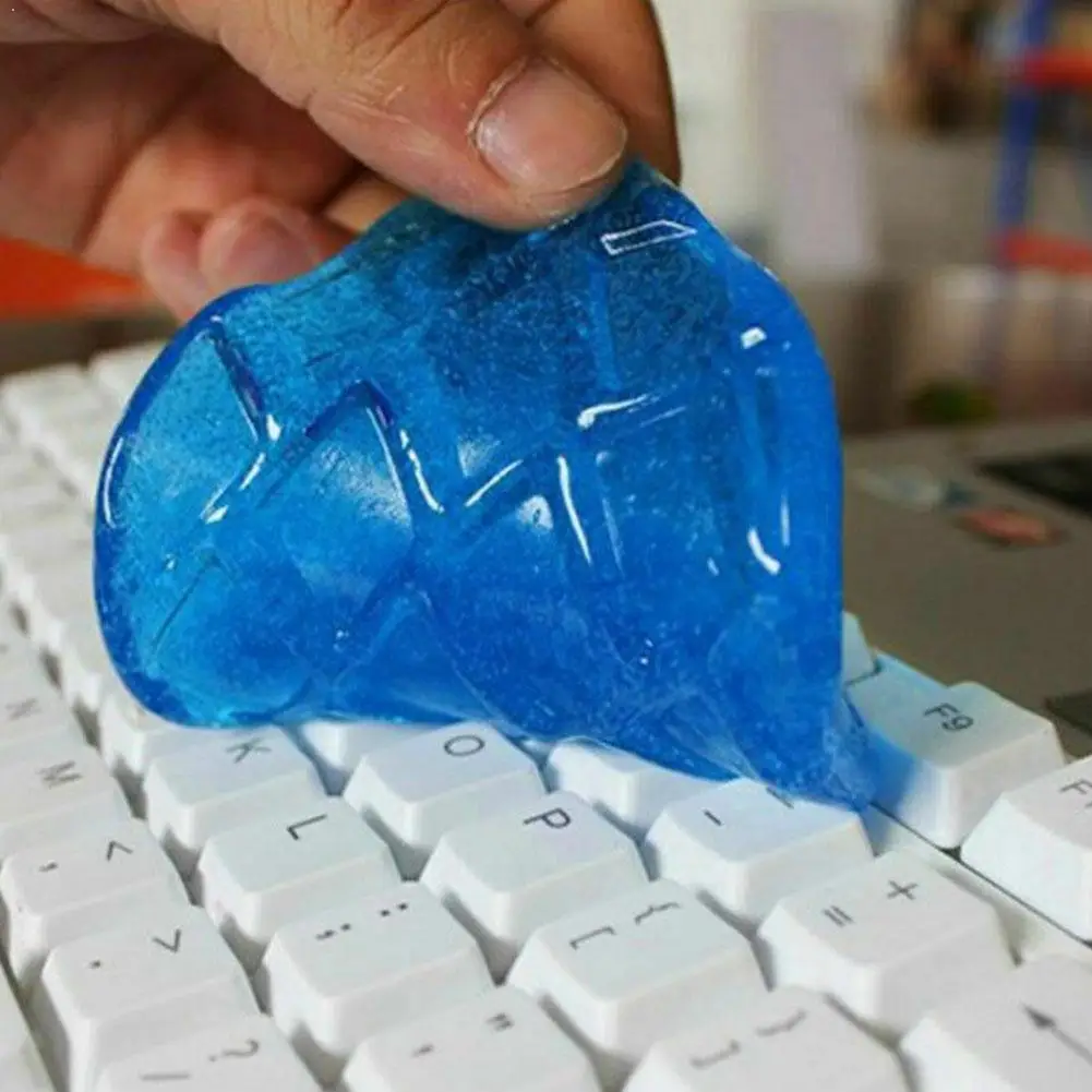 

1Pc Cleaning Soft Glue Reusable Computer Keyboard and Cleaning Glue Mouse Glue Dust Cleaning Car Gap Removal Soft Cleaner D B3F7
