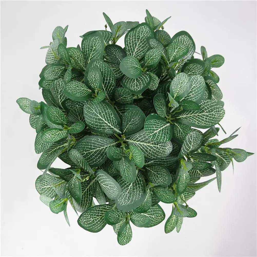 

85 Leaves/5 Branches/1Pc Artificial Green Plant Simulation Office Home Decor
