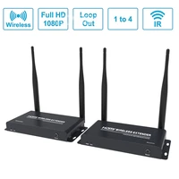200m wireless hdmi extender 1080p wifi hdmi transmitter receiver hd cable extender video converter one to multi 1x3 1x4 splitter