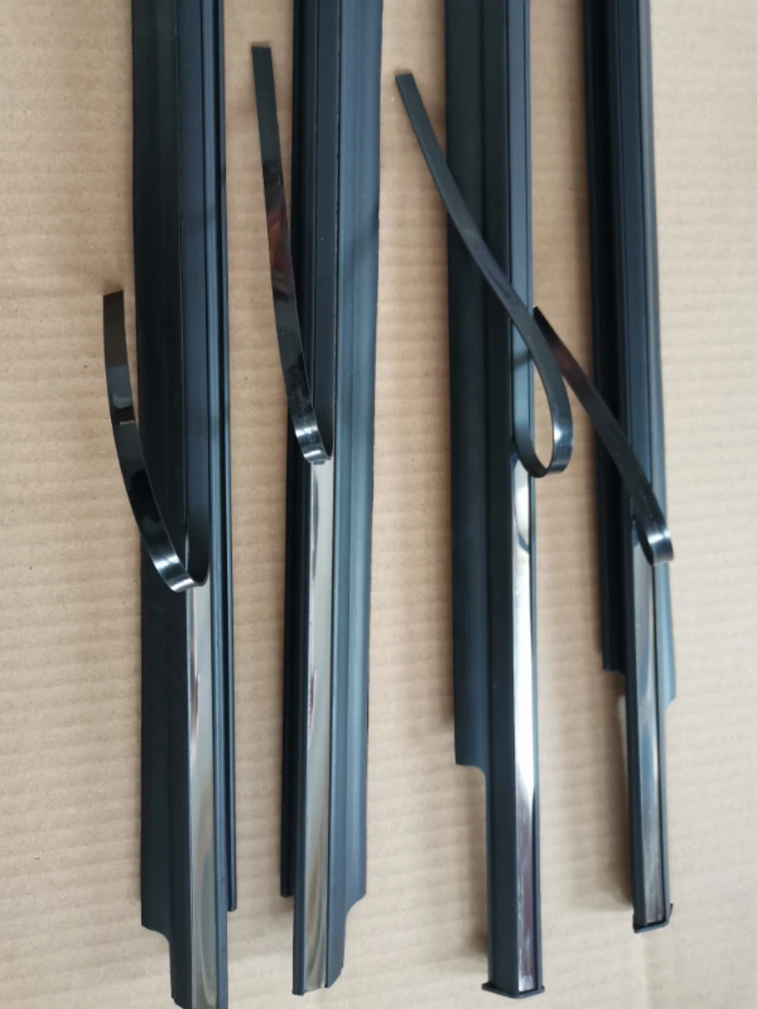 Декоративное уплотнение для стекла автомобильной двери хромированные полоски