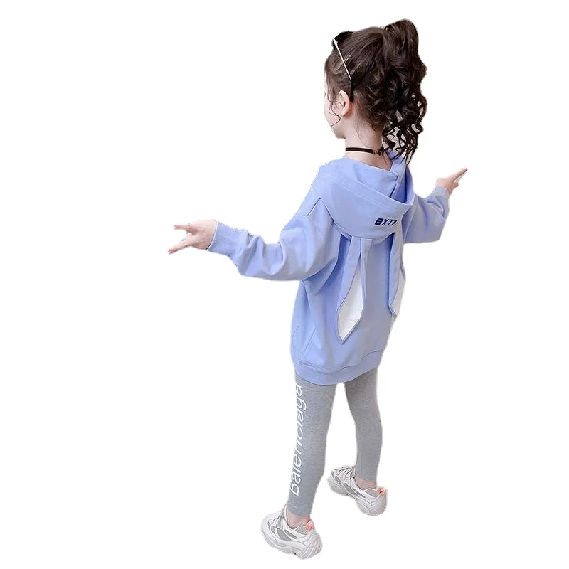 

Girls' Spring Autumn Sport Set Middle School Children's Long Sleeve Shirt +pant Two-piece Set Clothes Childr Clothes 4-12 Ages