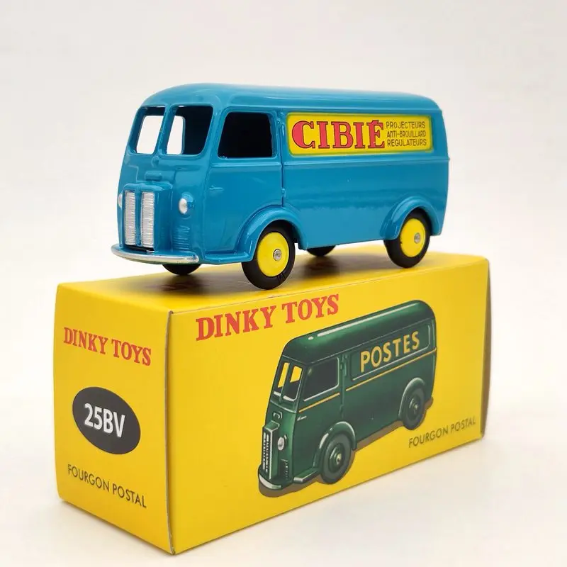 

Atlas 1/43 Dinky Toys 25BV For Fourgon Postal P~geot D.3.A Blue Diecast Models