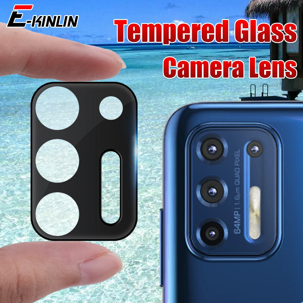 

Camera Lens Screen Protector 3D Full Cover Curverd Tempered Glass For Motorola Moto G9 E7 E7i Plus Play Power Camera Film