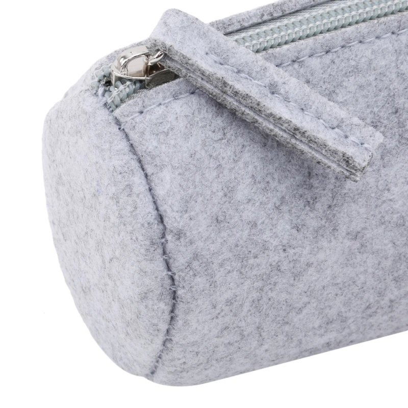 

Makeup Round Storage Organizer Felt Cloth Cosmetic Bag Multifunction Handbag Toiletries Pouch Travel Portable Mobile Power Pack