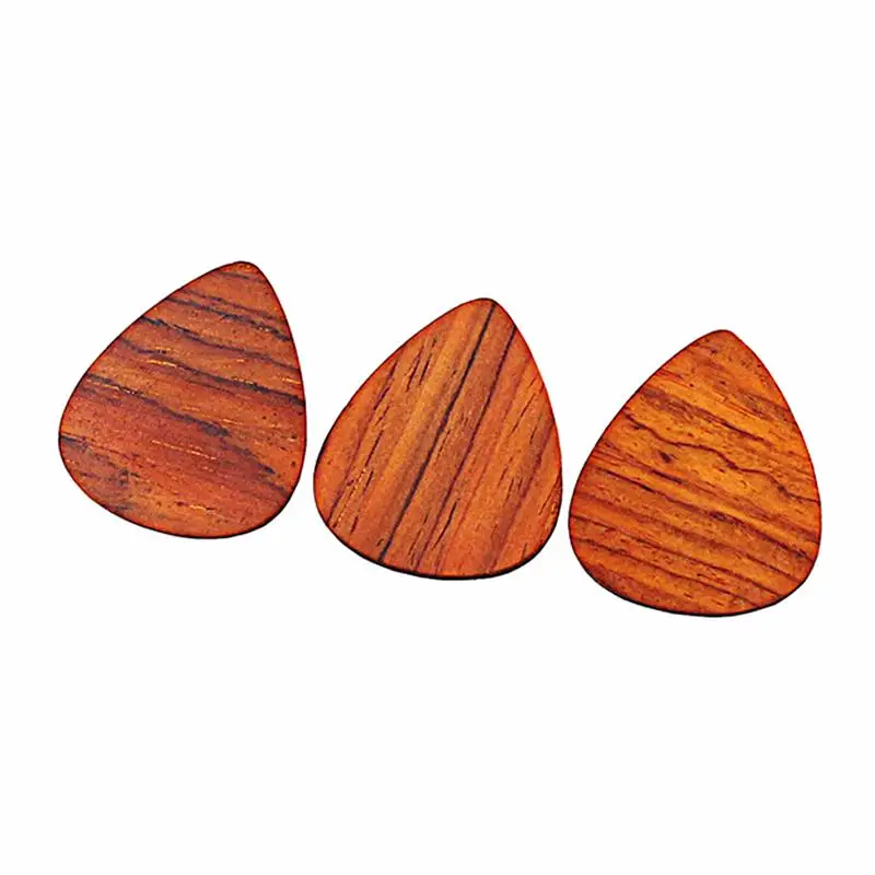 3pcs Guitar Pick Durable Prime Wooden Parts for Bass | Спорт и развлечения
