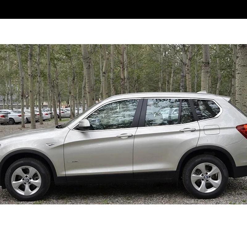Нержавеющая стальная оконная декоративная планка для украшения bmw x3 2011 2012 2013 2014