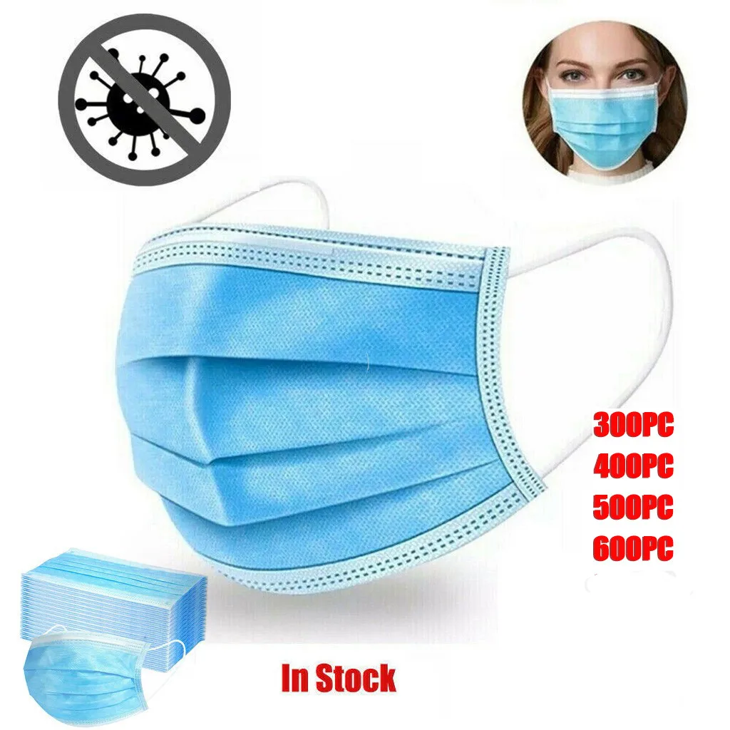 

Dust Mask Disposable Face Mask adult Disposable Face Mask Sports Mouth Cover 3ply Ear Loop Mascaras Halloween Cosplay Маски