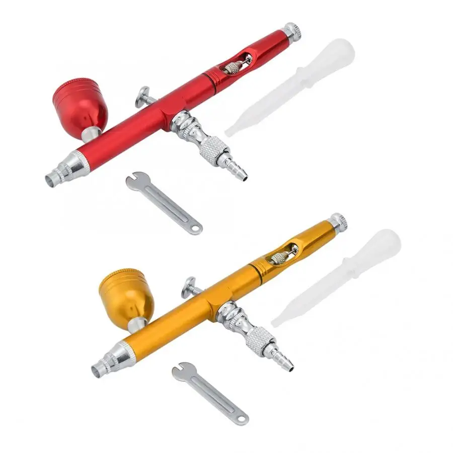 Аэрограф Двойного действия гравитационная подача 0 3 мм насадка распылитель