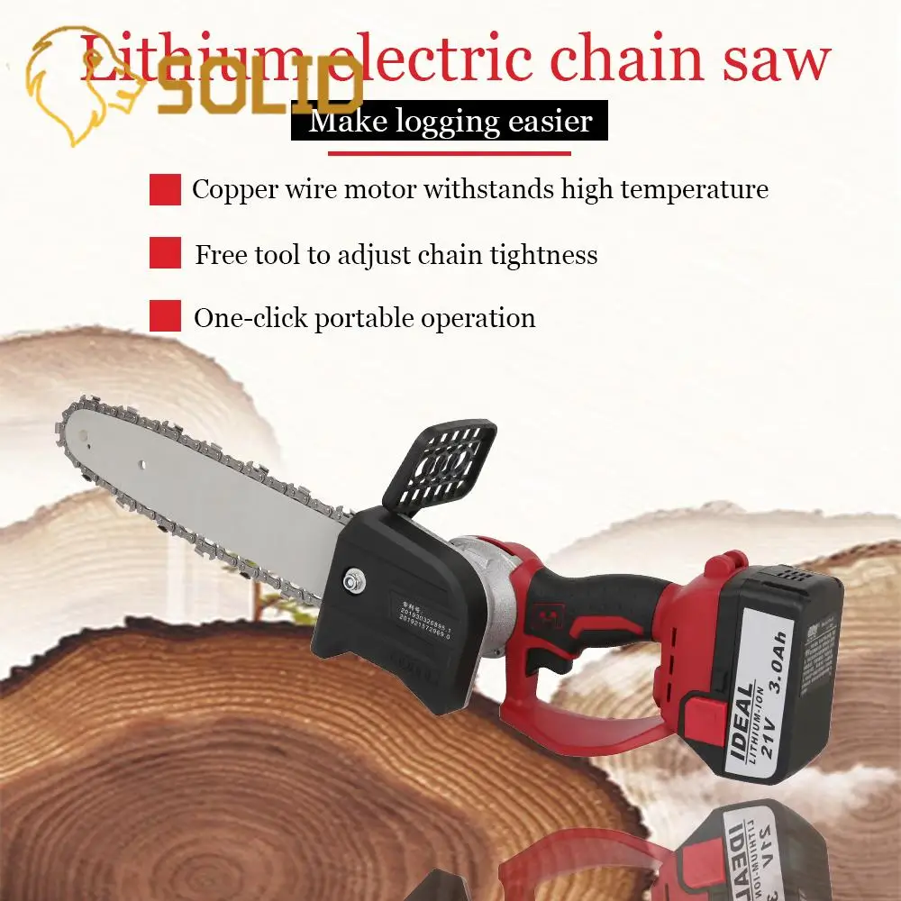 Литиевая бензопила бесщеточный двигатель электроинструменты литий-ионная